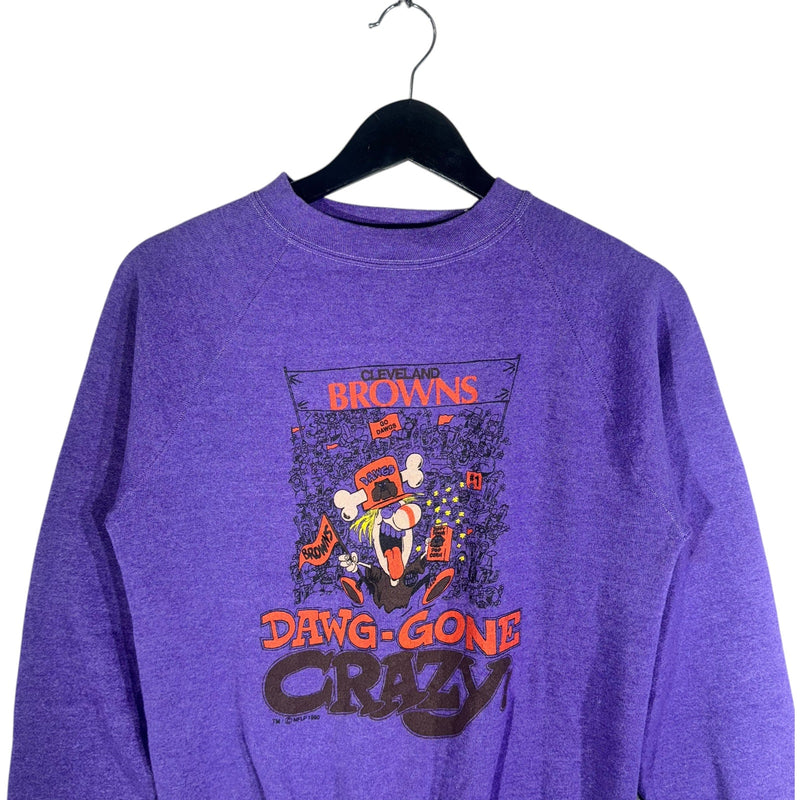 Vintage Cleveland Browns "Dawg-Gone Crazy" NFL Crewneck