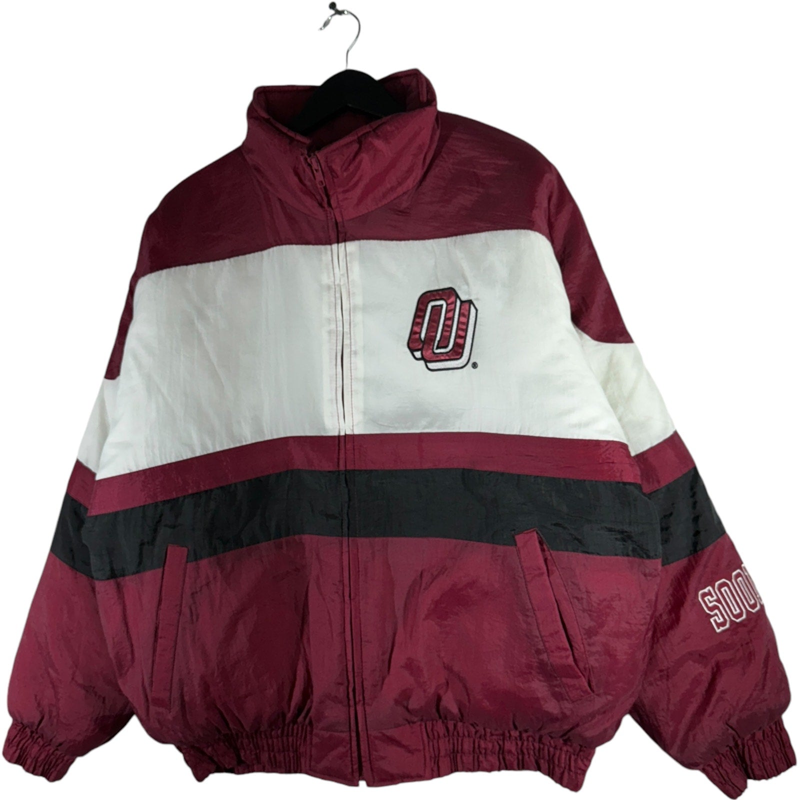 Vintage Locker Line Oklahoma University Puffer Jacket