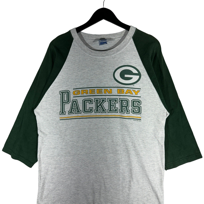 Vintage Green Bay Packers Raglan Shirt