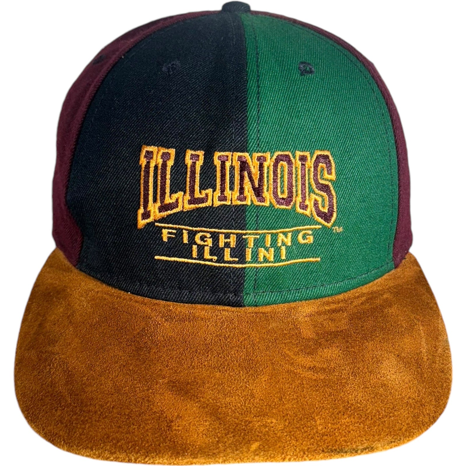 Vintage University Of Illinois Fighting Illini Snapback Hat