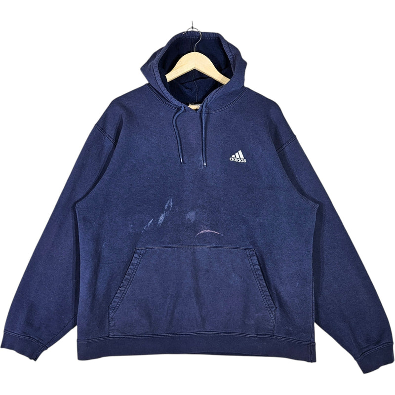 Vintage Adidas Mini Spellout Logo Hoodie