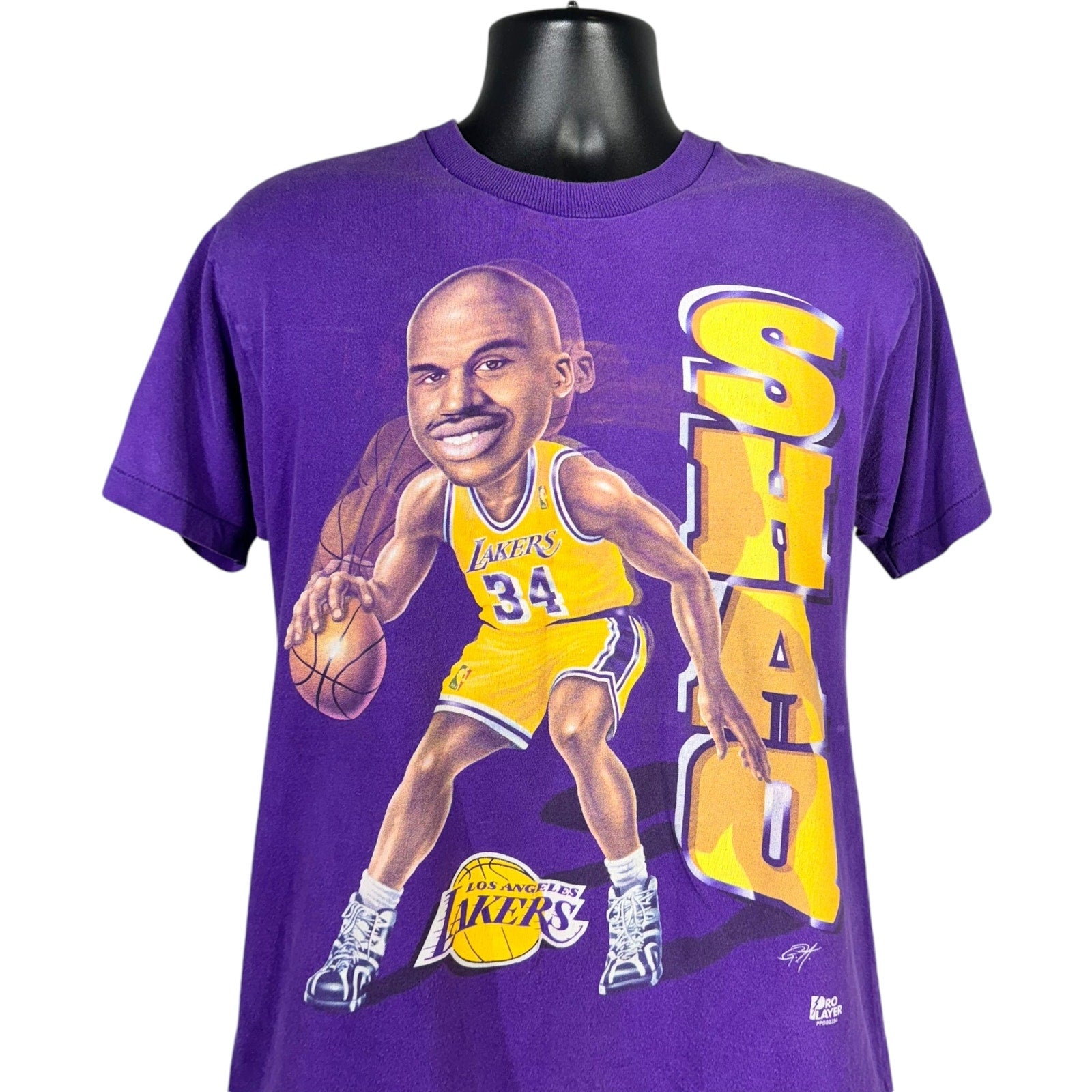 Vintage Pro Player LA Lakers Shaquille O'Neal # 34 NBA Tee