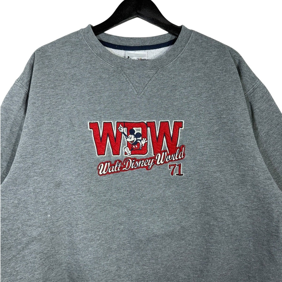 Vintage Walt Disney World 71 WDW Mickey Mouse Crewneck