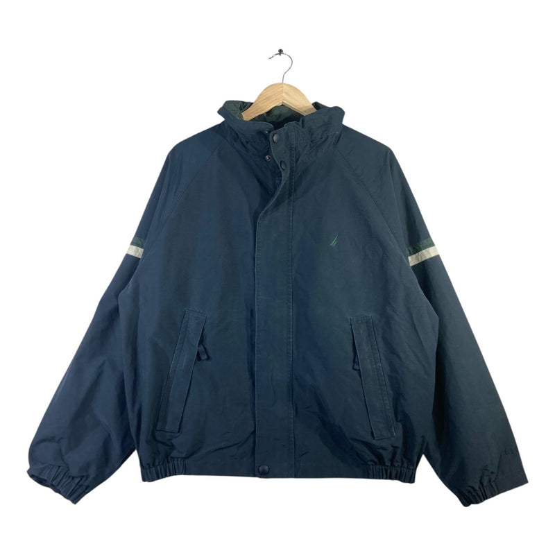Vintage Reflective Stripe Windbreaker Jacket