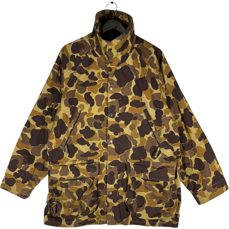 Vintage Field & Stream Camo Trench Jacket