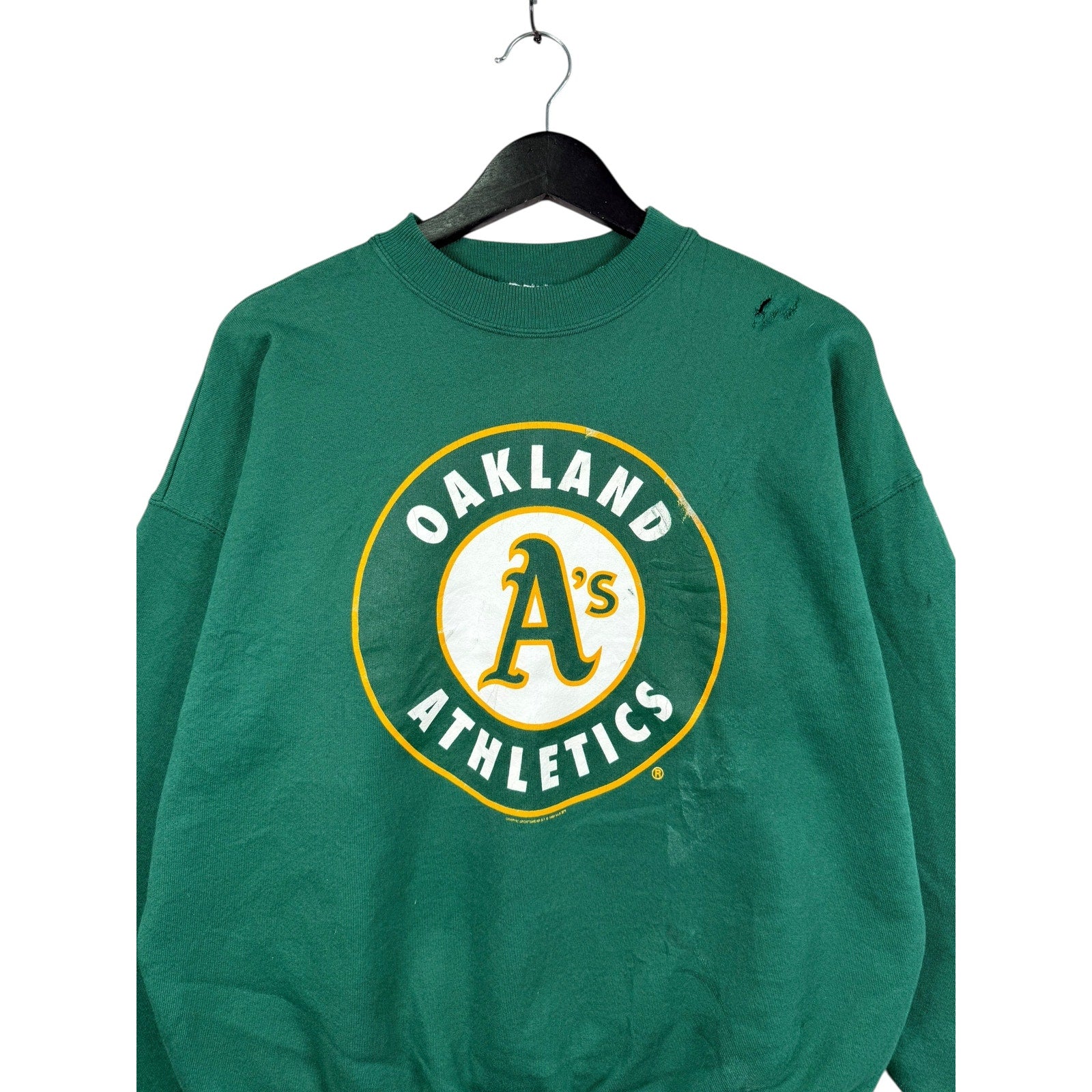 Vintage Oakland Athletics MLB Baseball Pullover Sweatshirt
