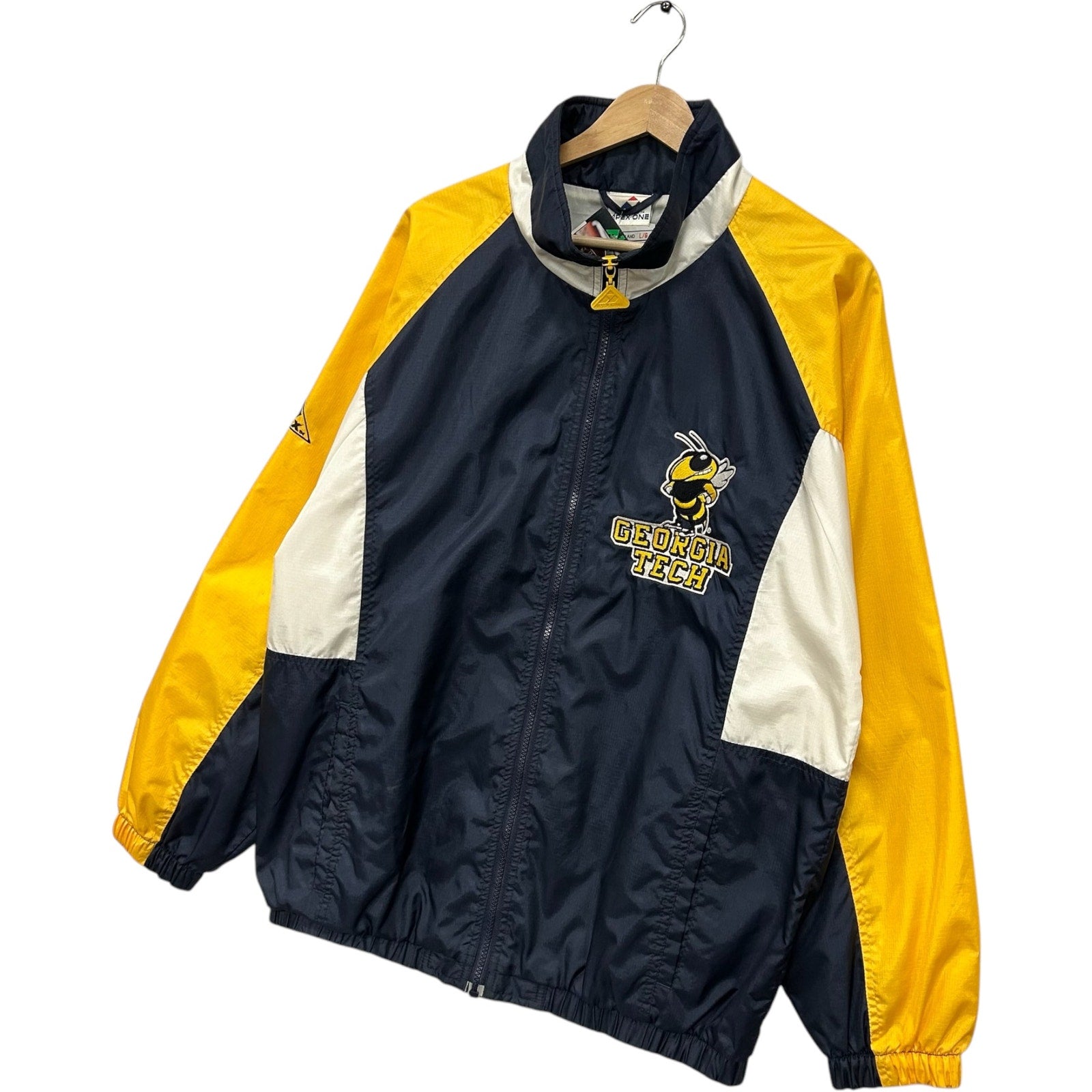 Vintage Georgia Tech University Yellow Jackets Windbreaker