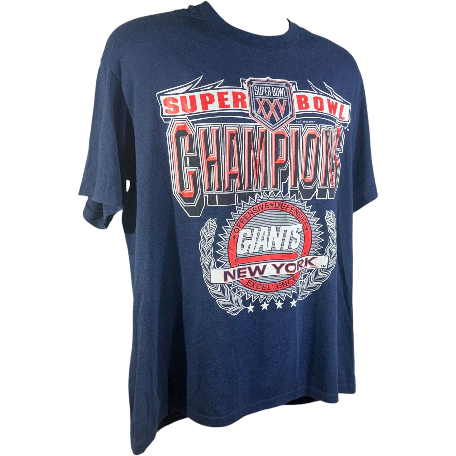 Vintage New York Giants Super Bowl  XXV Champions Tee