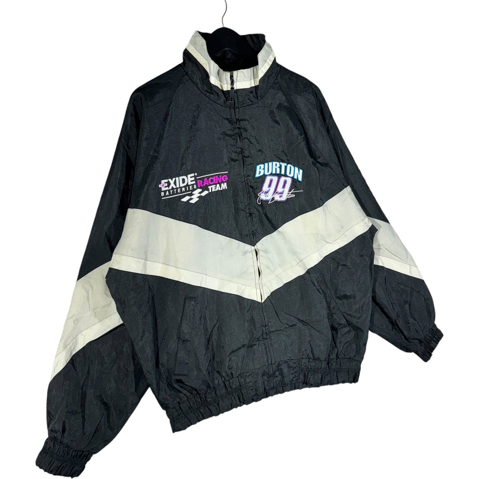 Vintage Track Gear Burton Racing Windbreaker