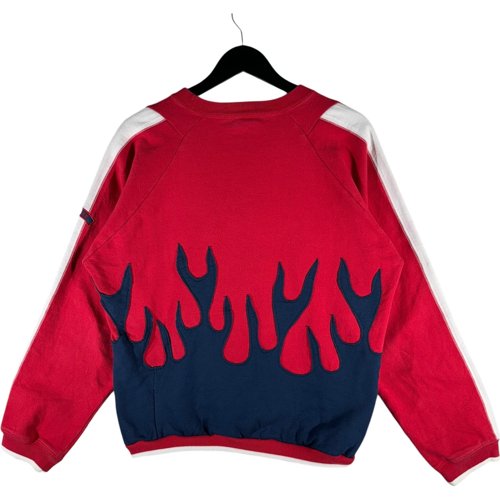 Vintage Nike Cut & Sew Flames Crewneck