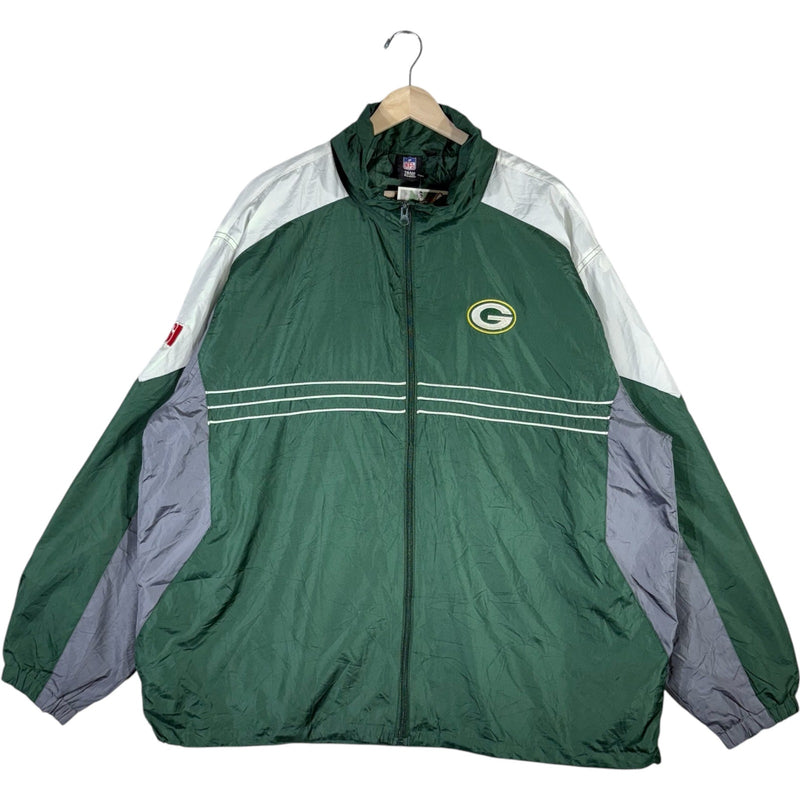 Vintage Green Bay Packers Full Zip NFL Light Jacket