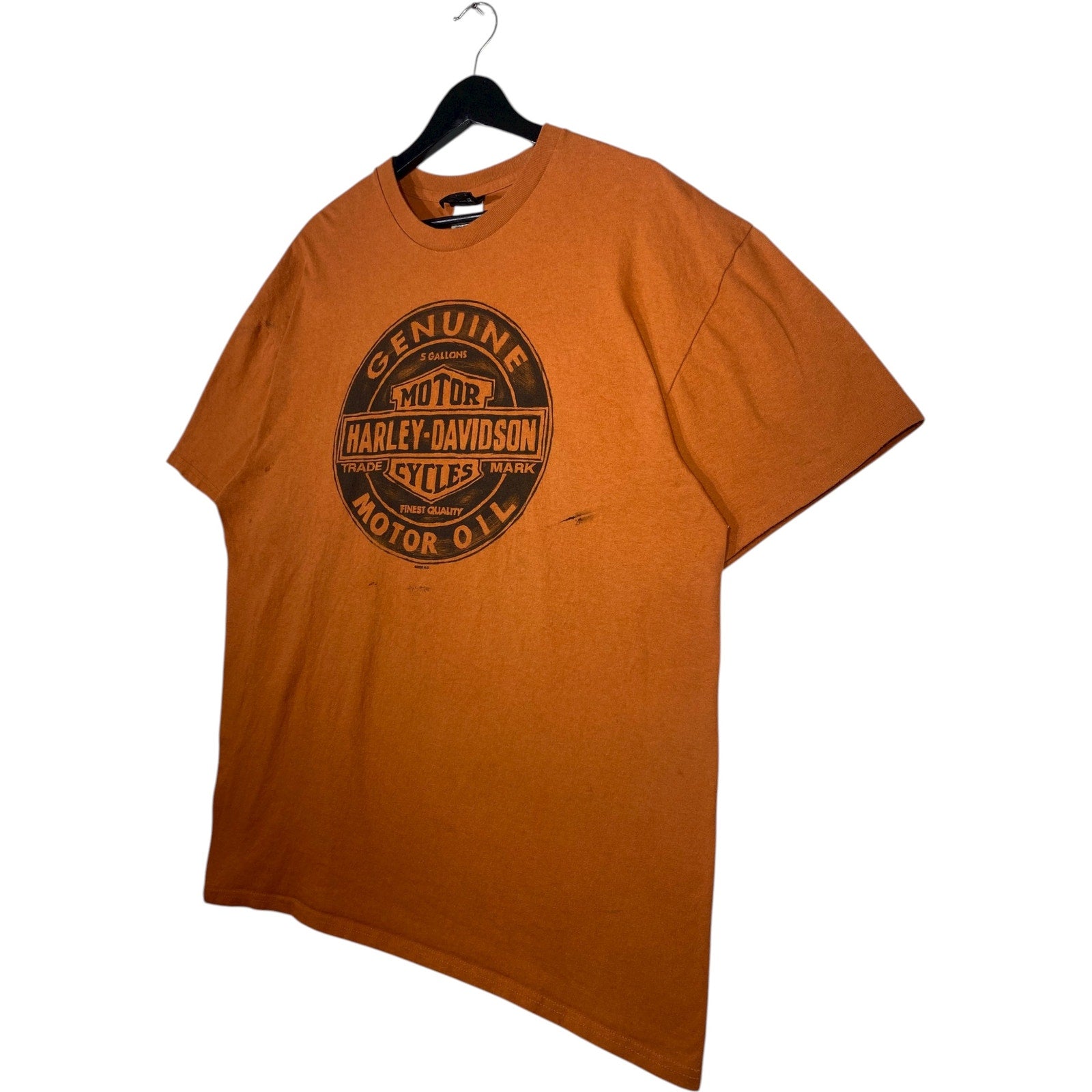 Vintage Harley Davidson Genuine Motor Oil Logo T-Shirt