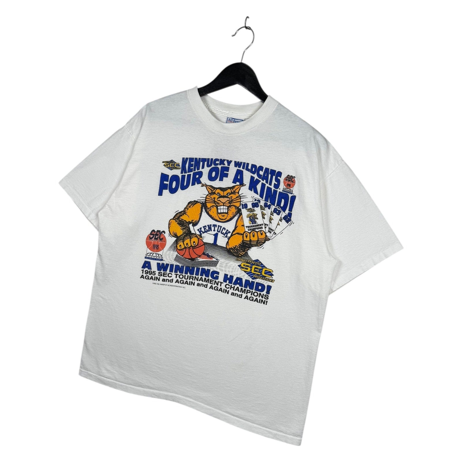Vintage Kentucky Wildcats 1995 Champion T-Shirt