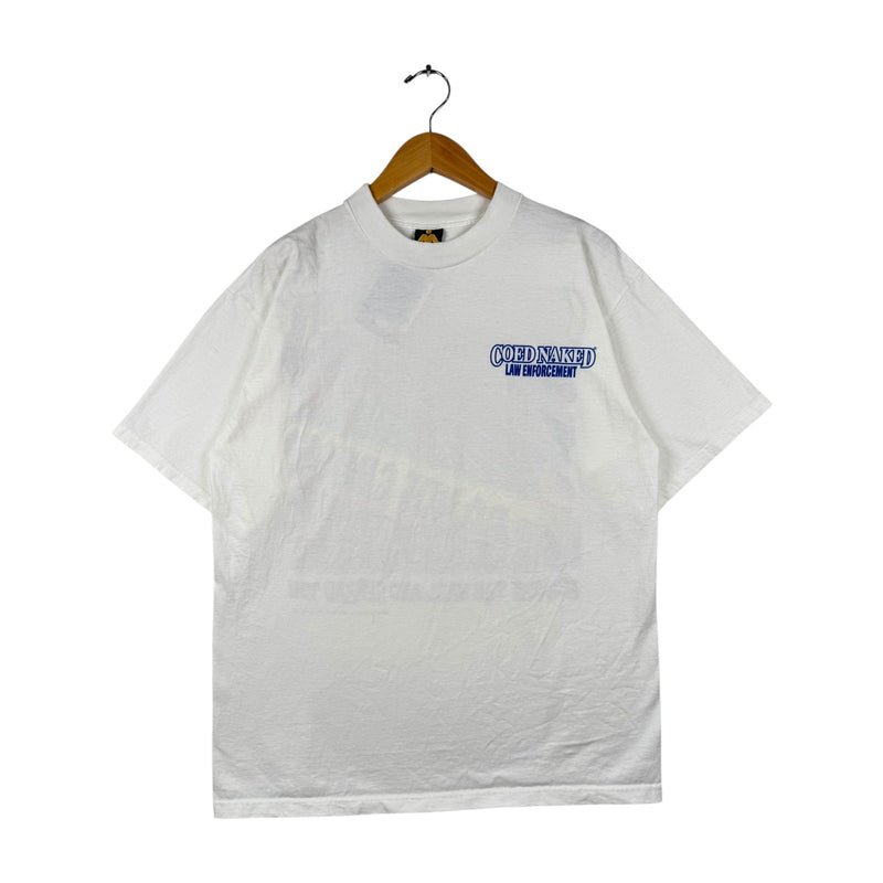 Vintage Coed Naked law Enforcement Short Sleeve T-Shirt