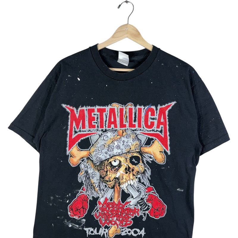 Vintage Metallica Madly In Anger With The World Tour Tee 2004