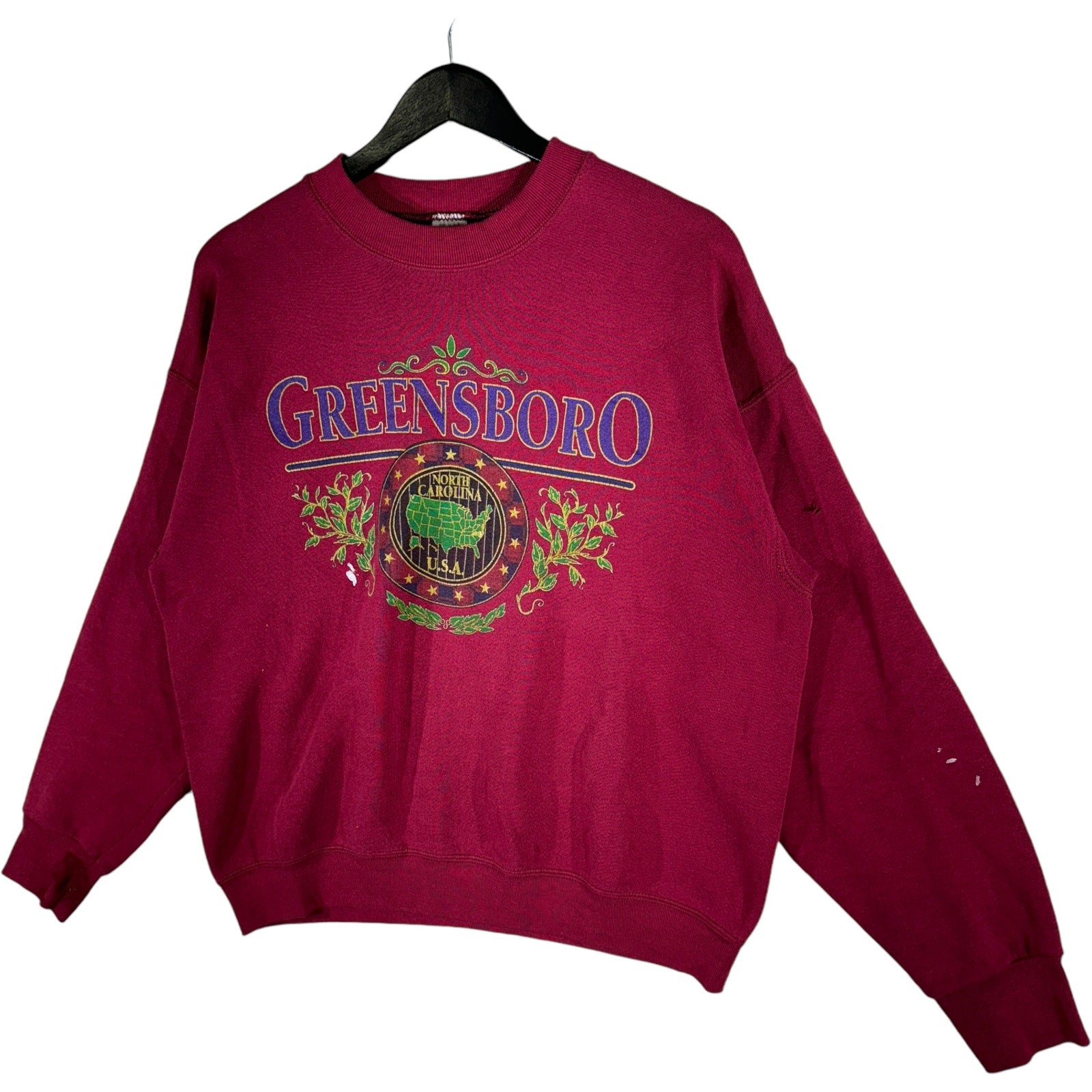 Vintage Greensboro North Carolina Souvenir Crewneck