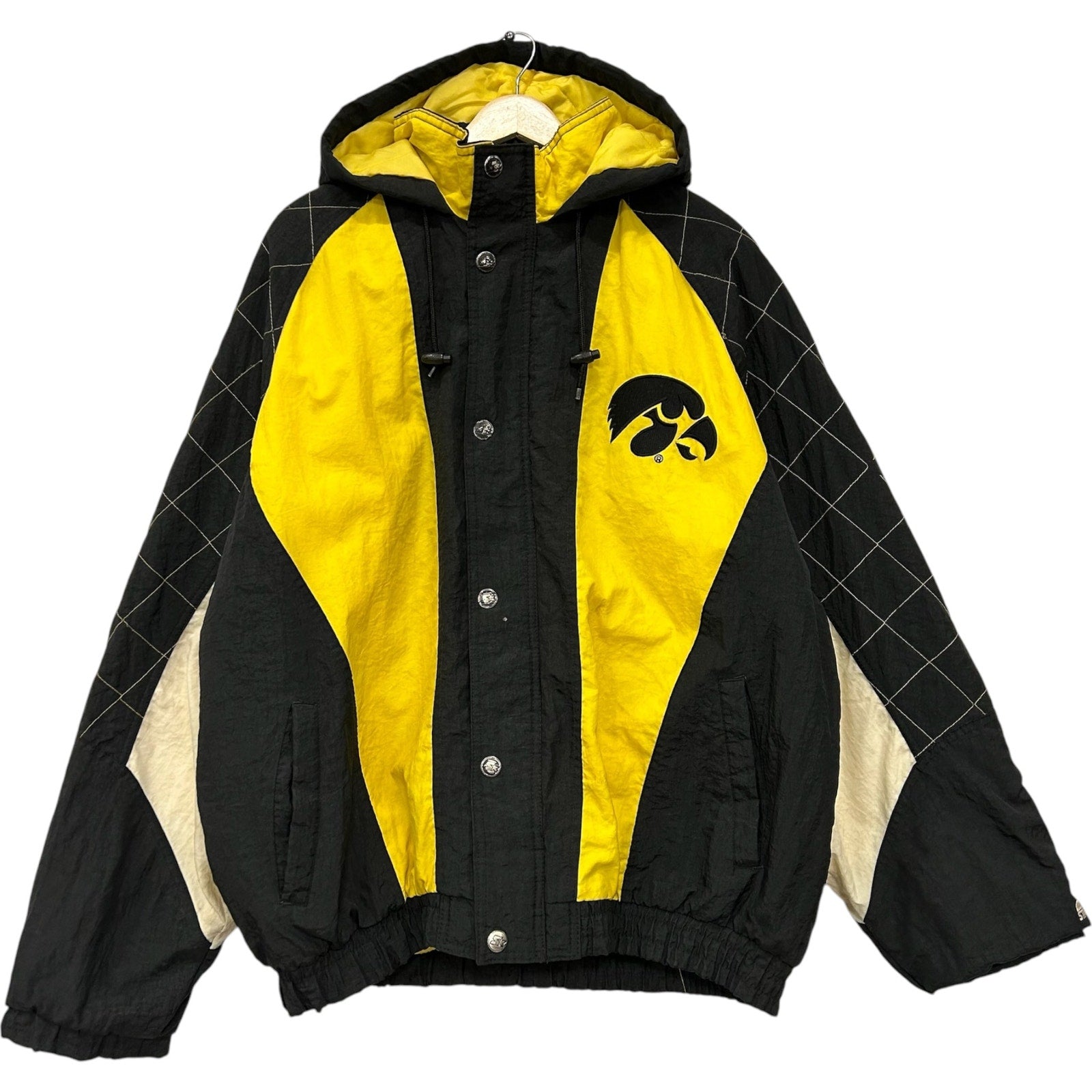 Vintage Starter University of Iowa Hawkeyes Logo Puffer Jacket