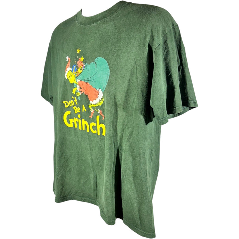 Vintage Dr. Seuss Don't Be A Grinch Christmas Tee