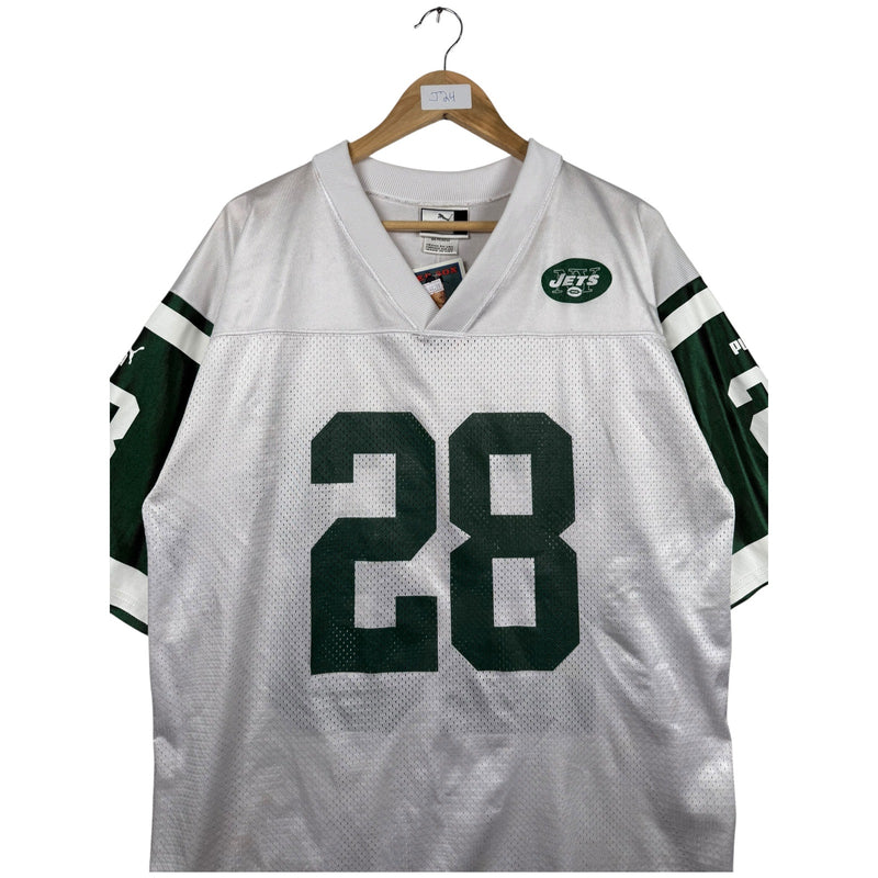 Vintage Puma NFL Jets NY Martin #28 Football Jersey