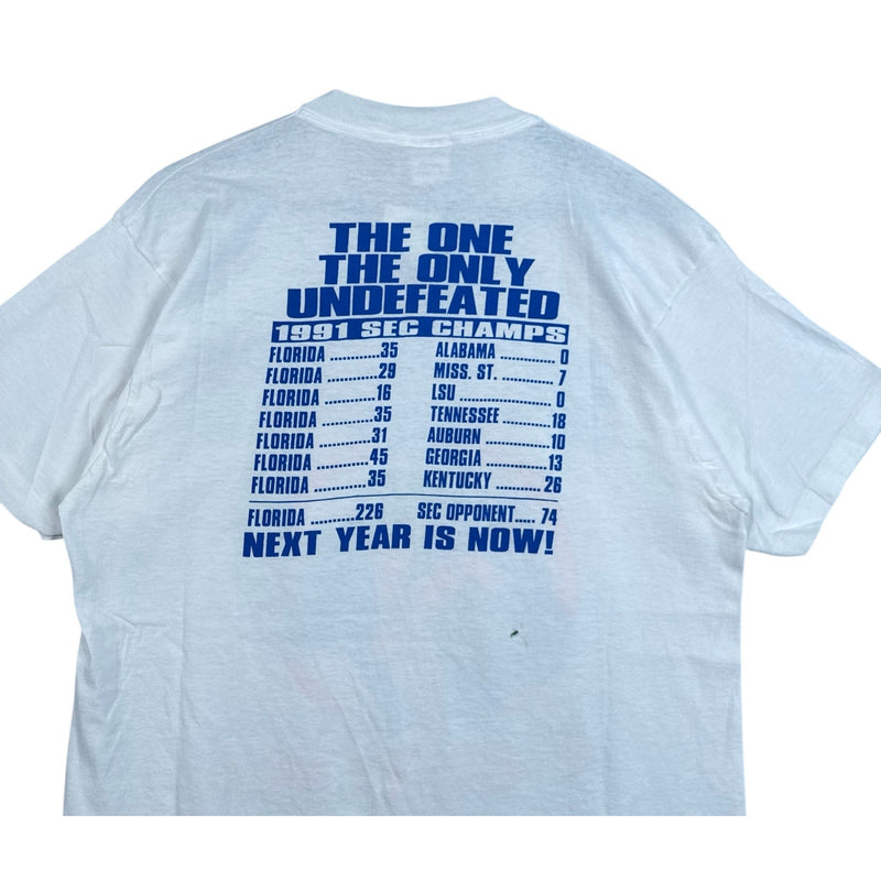 Vintage Florida Gators Undefeated SEC Champs Tee 90s