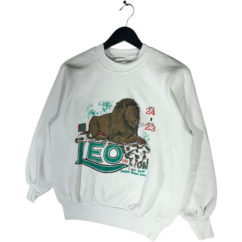 Vintage Leo Zodiac Sign Crewneck 90s