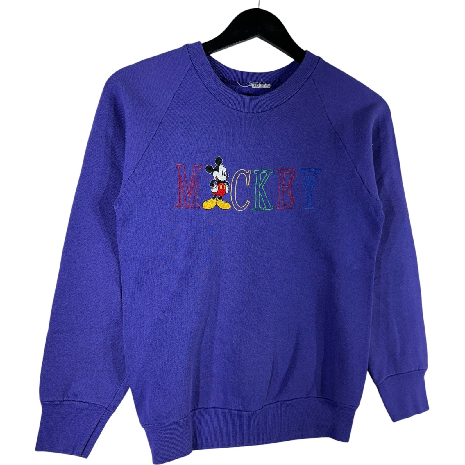 Vintage Mickey Mouse Disney Embroidered Crewneck