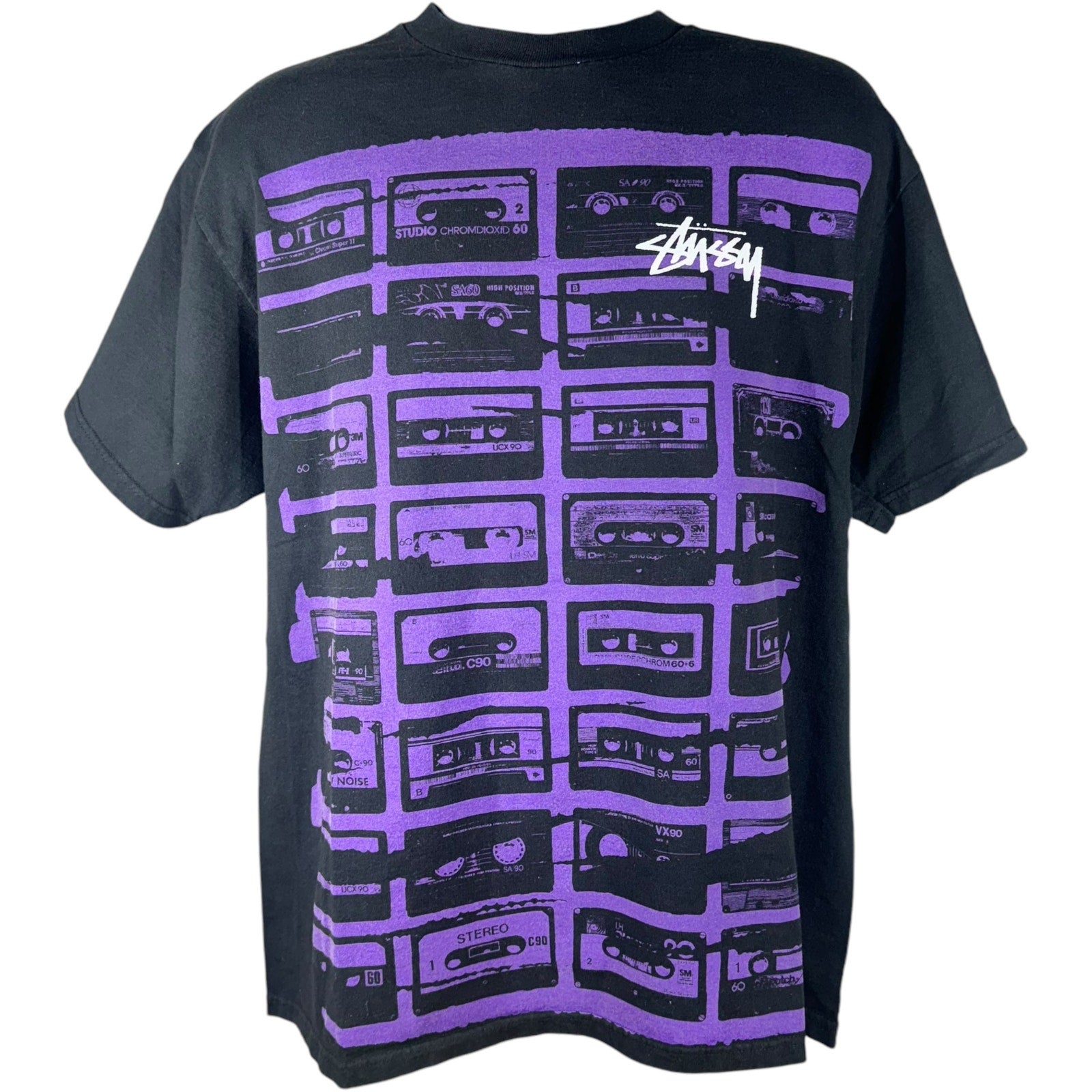 Vintage Stussy Cassette AOP Tee