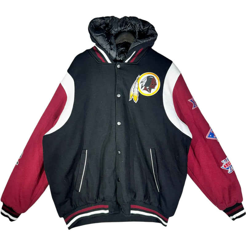 Vintage NFL Washington Redskins Hooded Varsity Jacket