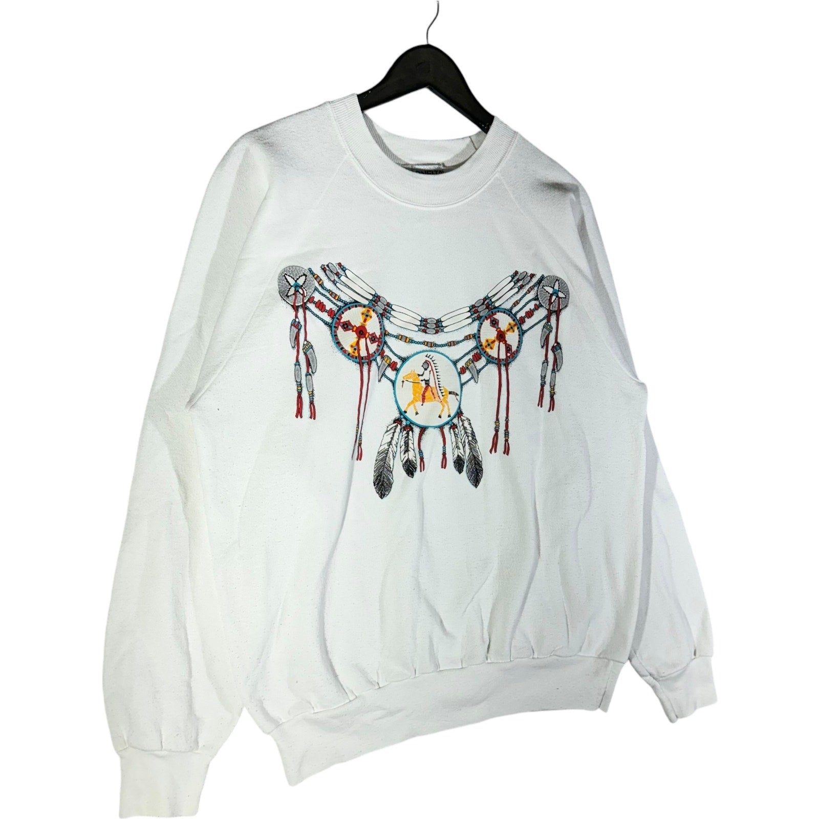 Vintage Native American Dream Catcher Crewneck