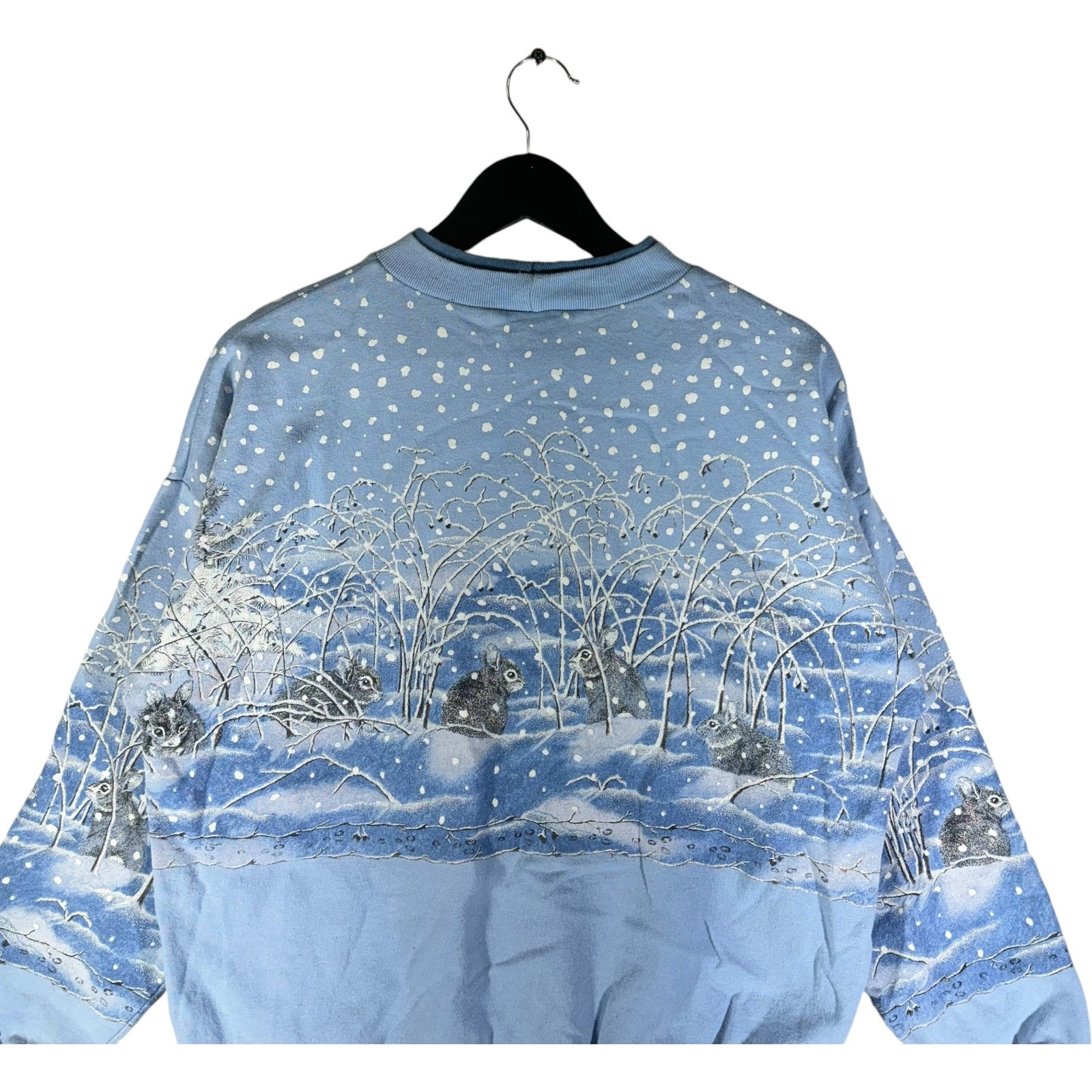 Vintage Winter Nature AOP Crewneck