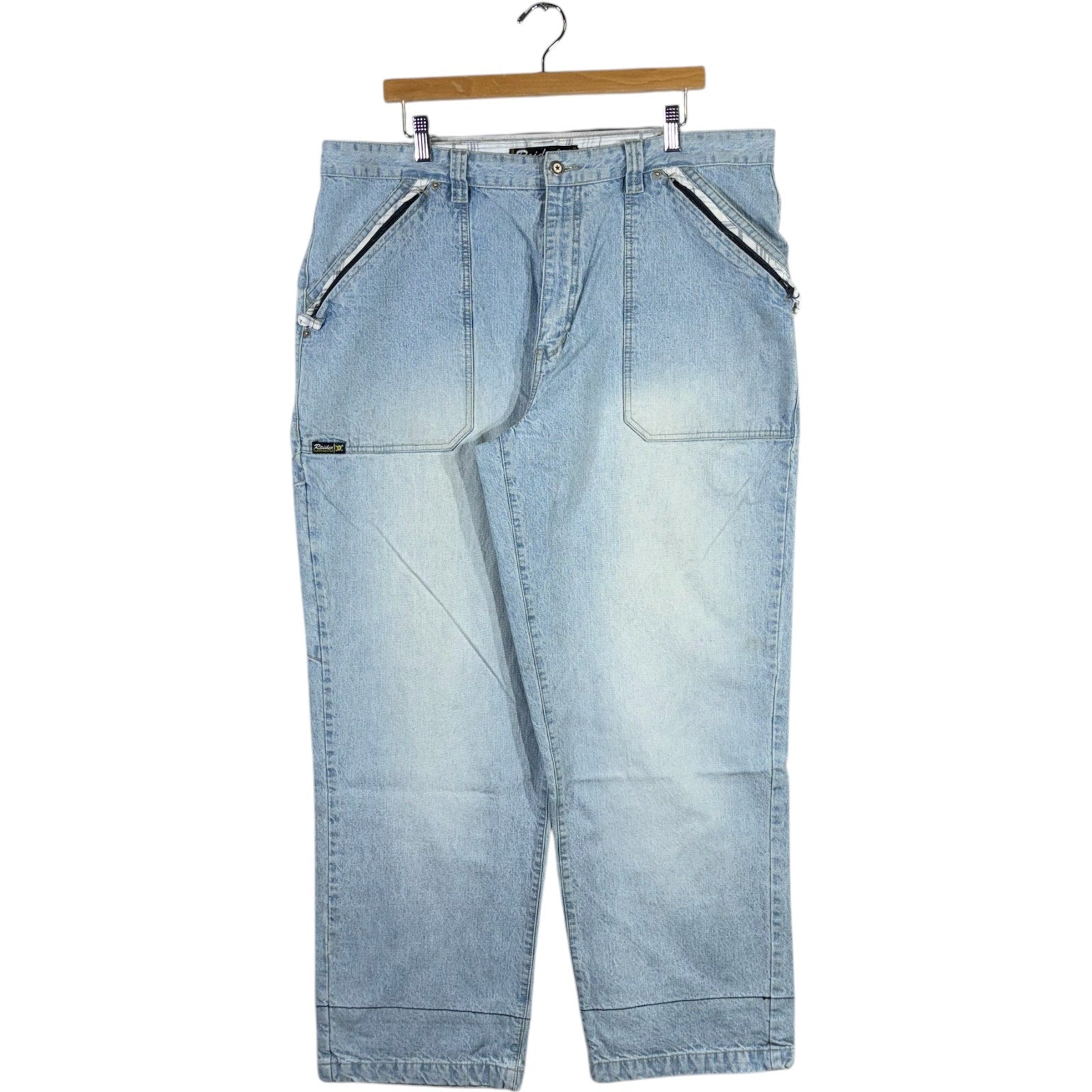 Vintage Y2k Wide Leg Carpenter Denim Jeans 38x32