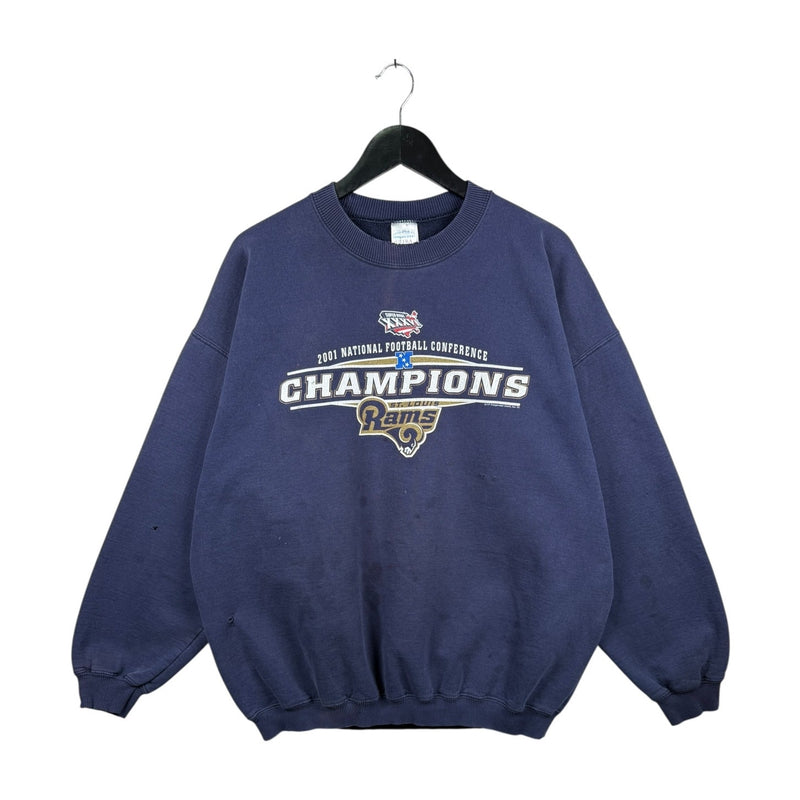 Vintage St. Louis Rams NFL 2001 Champions Crewneck
