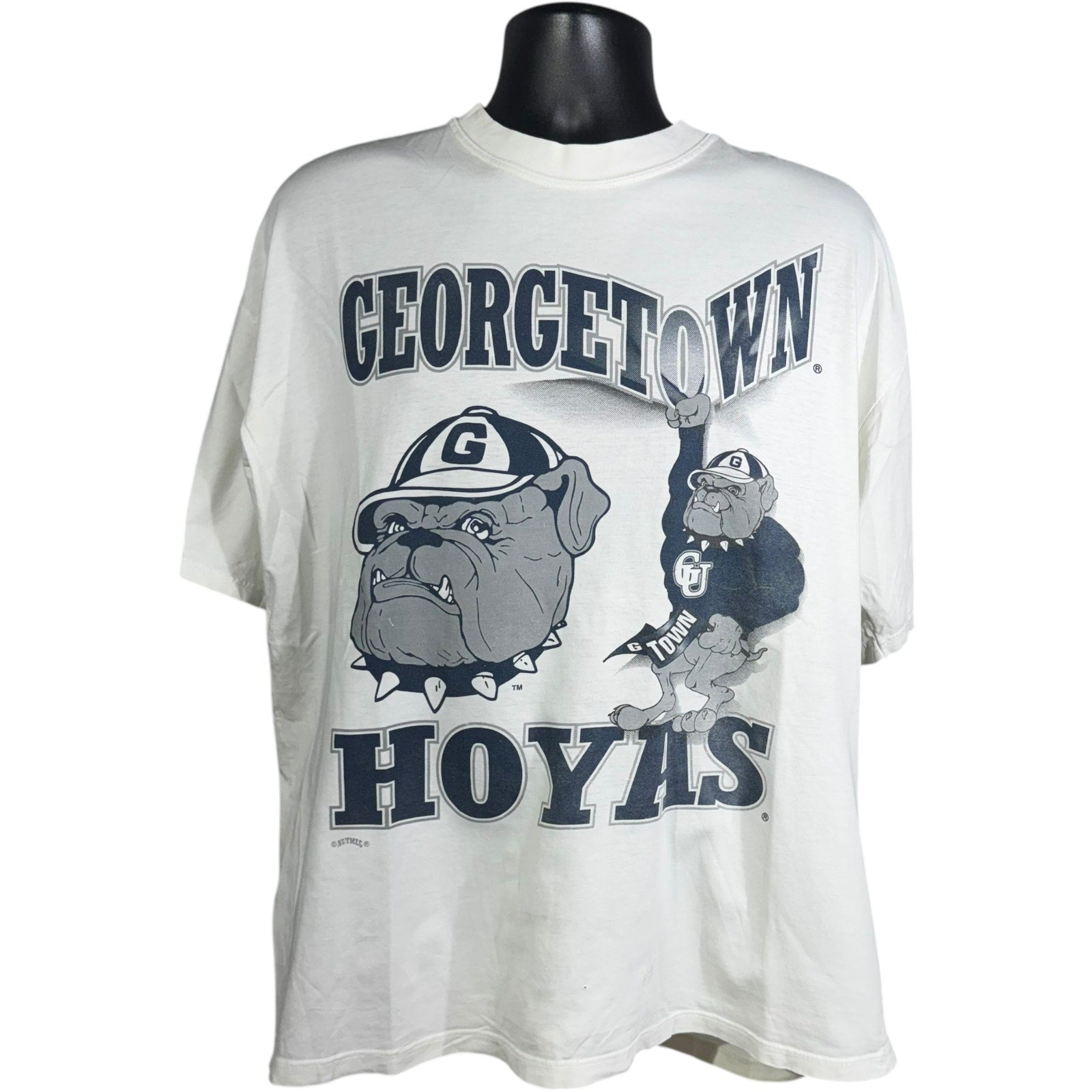 Vintage Nutmeg Georgetown University Hoyas Mascot Tee