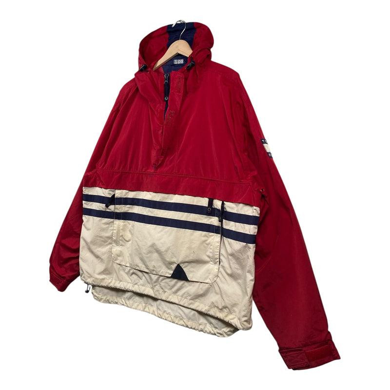 Vintage Tommy Hilfiger Hooded Colorblock Anorak Jacket