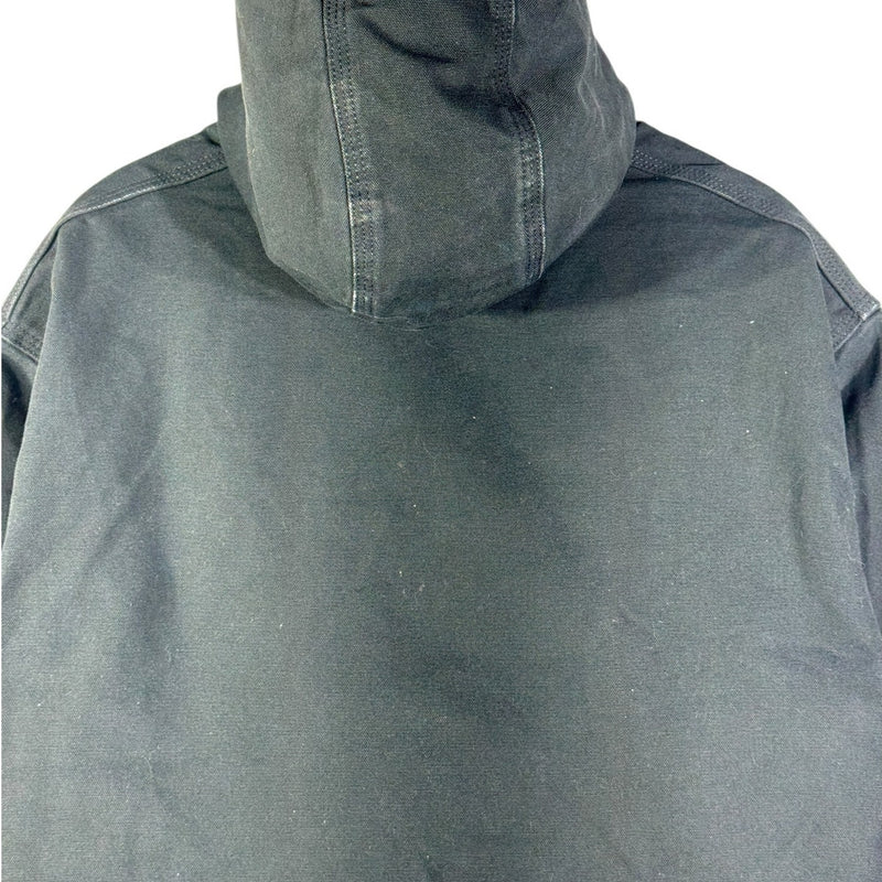 Vintage Carhartt Canvas Hooded Full Zip Workwear Jacket