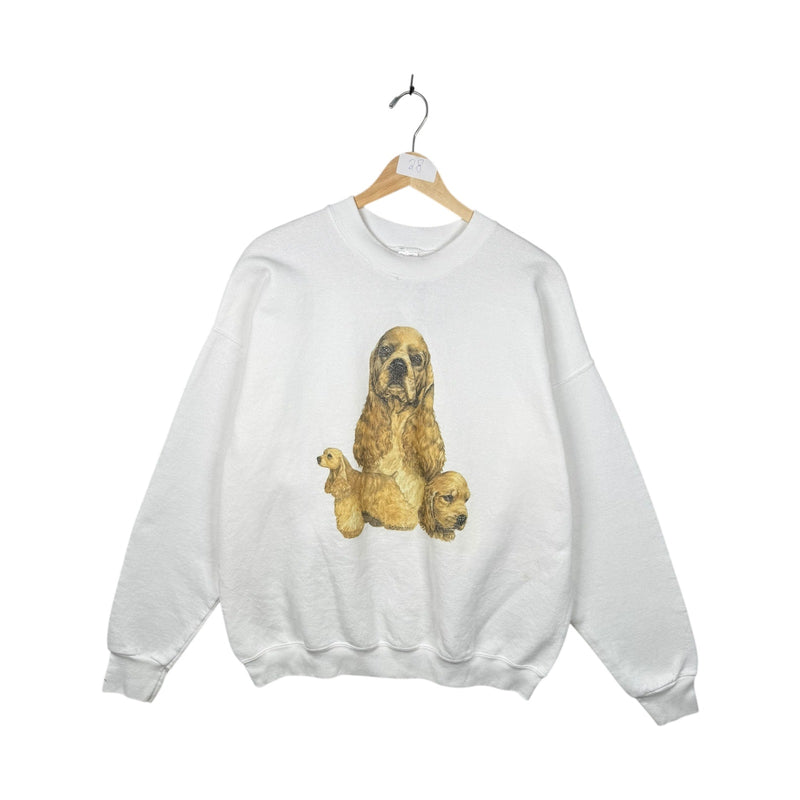 Vintage Cocker Spaniel Dog Crewneck
