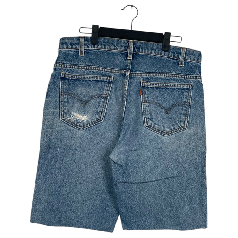 Vintage Levis 517 Denim Cut Off Shorts 34