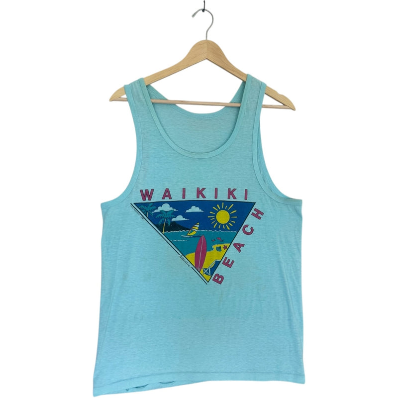 Vintage Waikiki Beach Hawaii Tank Top