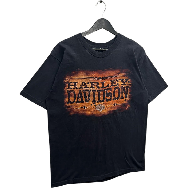 Vintage Harley Davidson Chest Spellout Tifton Georgia Tee