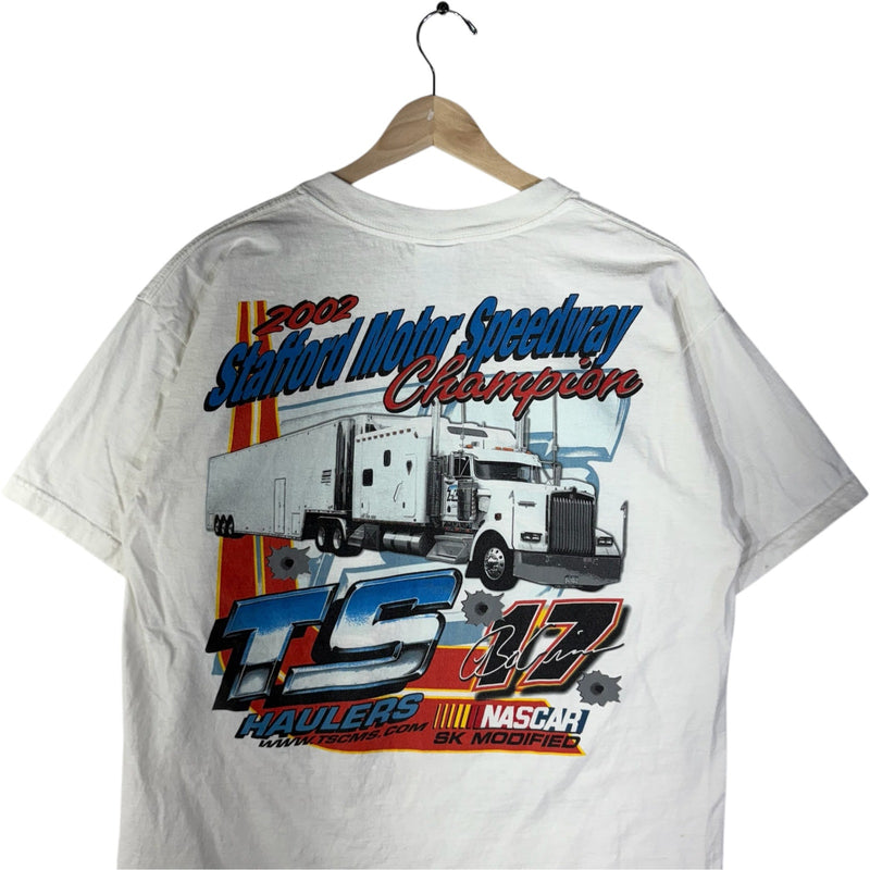Vintage Bo Gunning #17 Stafford Speedway Champ NASCAR Tee