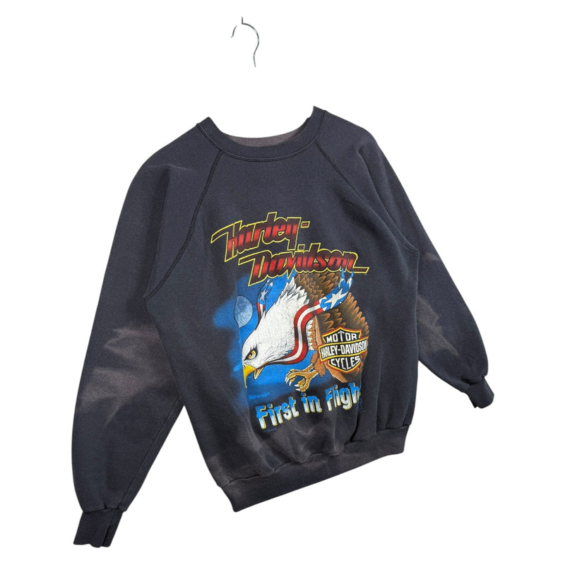 Vintage Harley Davidson Earl Small First In Flight Crewneck
