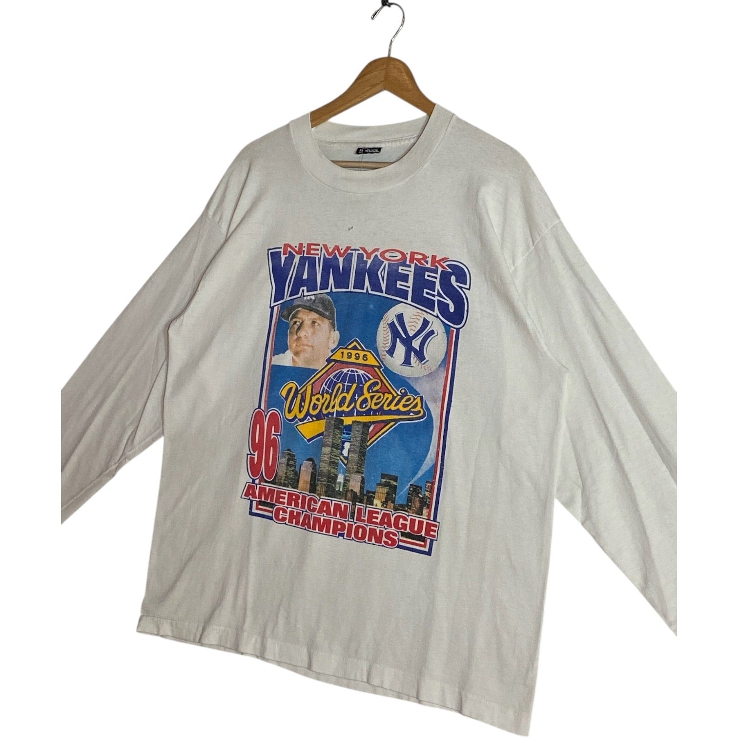 Vintage New York Yankees 1996 World Series MLB Long Sleeve T-Shirt