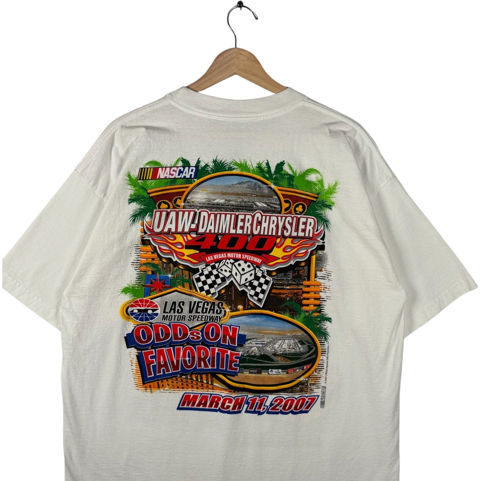 Vintage UAW-DAIMLERCHRYSLER 400 Racing Event Las Vegas NASCAR Tee