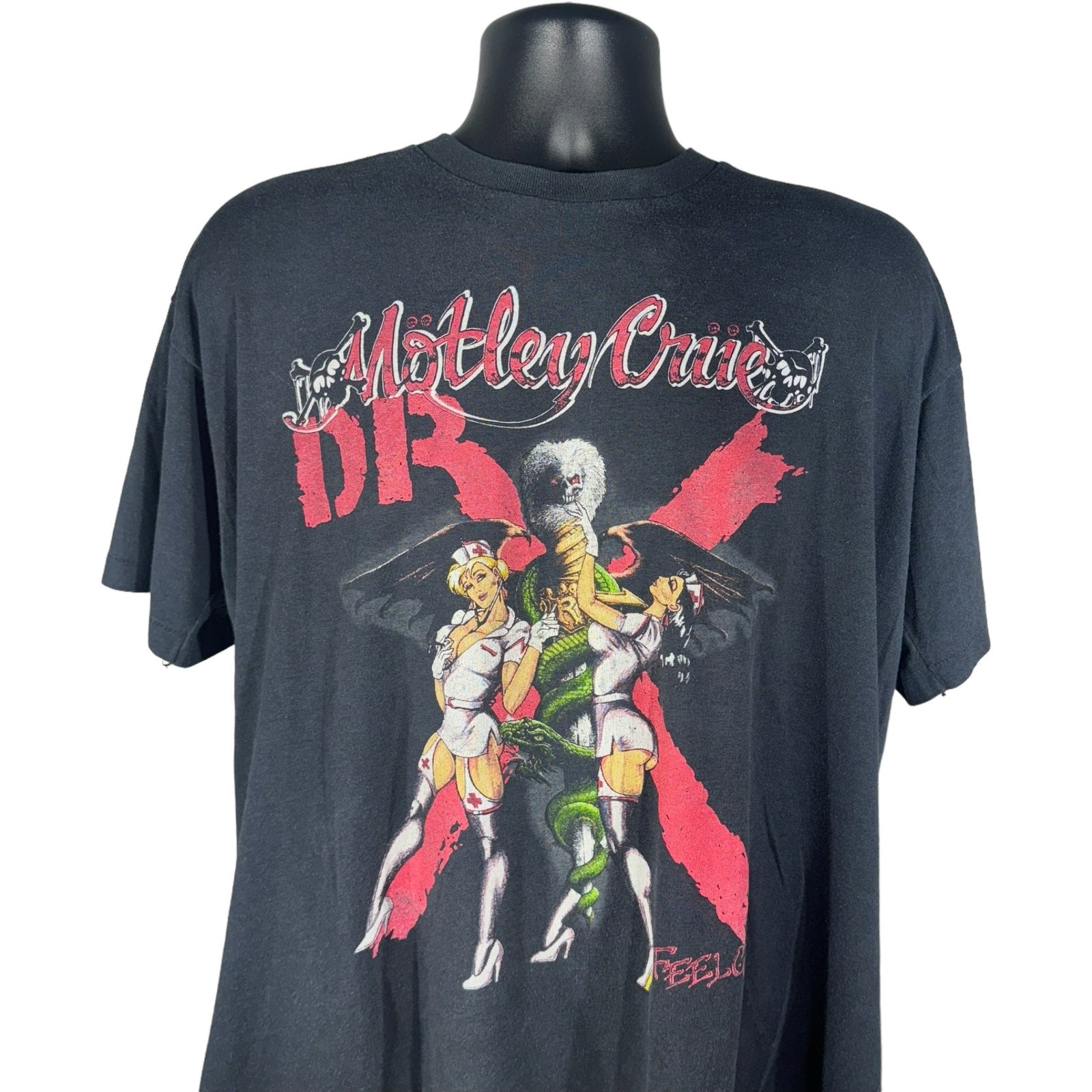 Vintage Motley Crue "Dr. Feel Good" Band Tee