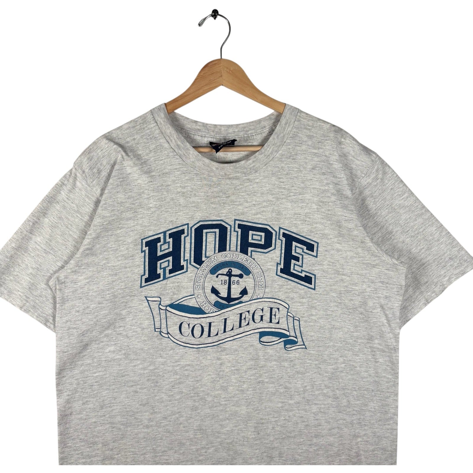 Vintage Hope College Spellout Logo Tee