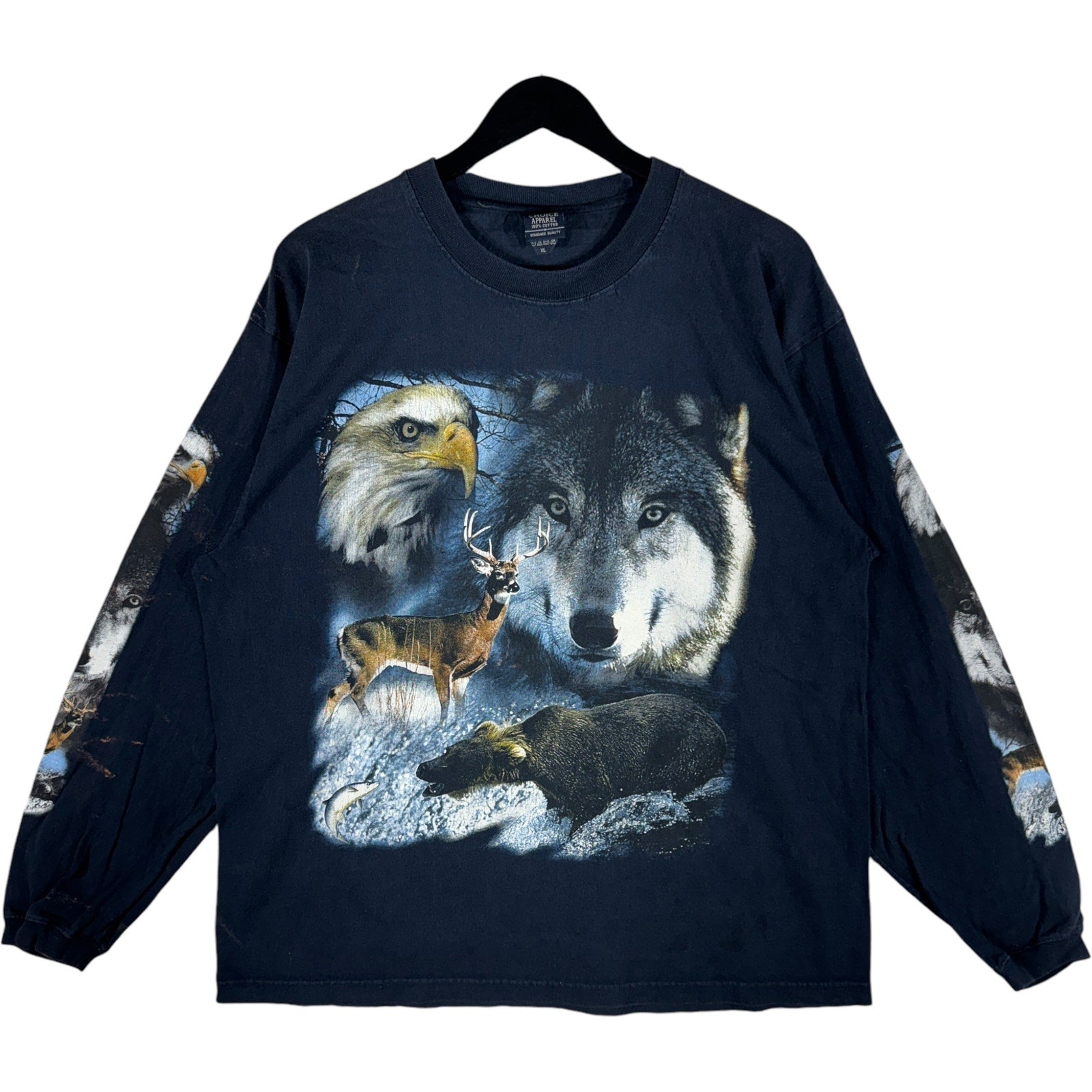 Vintage Wild Life Nature Long Sleeve