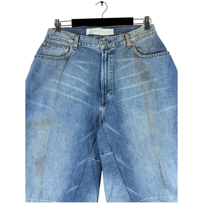 Vintage Denim Cut & Sew Carpenter Shorts 31