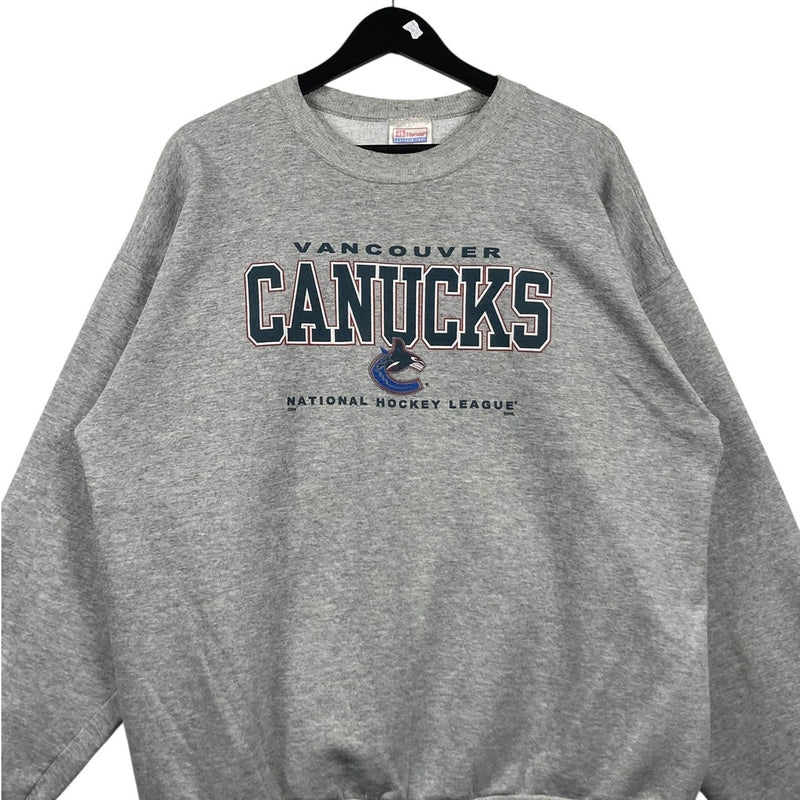Vintage Vancouver Canucks Print NHL Crewneck Crewneck