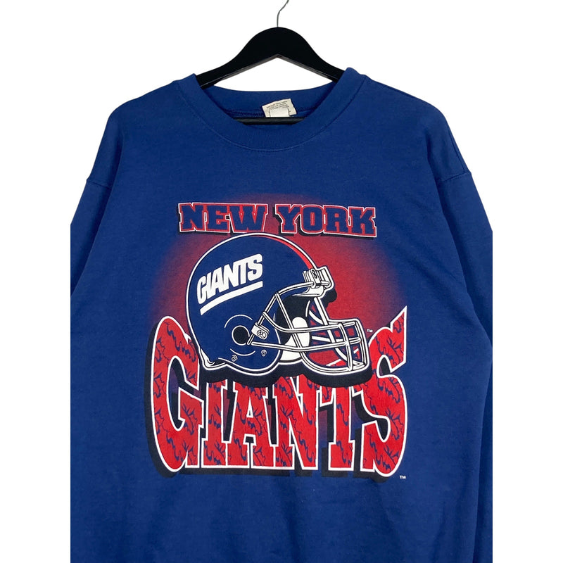 Vintage New York Giants Helmet Spellout NFL Crewneck