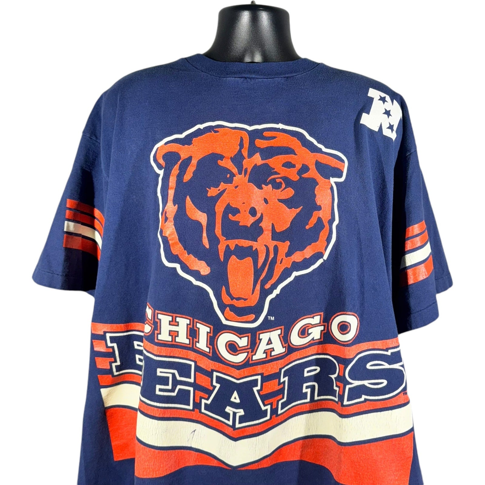 Vintage Salem Sportswear Chicago Bears Jersey Style NFL Tee